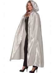 Silver Hooded Cape Silver Cape - Womens Halloween Costume Capes
